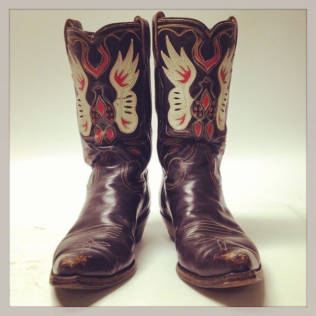 vintage acme cowboy boots