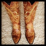 Music Themed Cowboy Boots