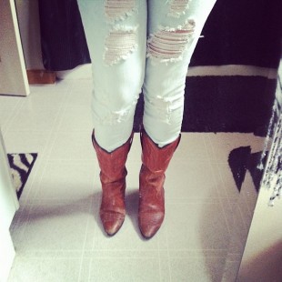 jeans and boots