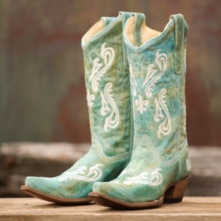 turquoise corral cowgirl boots